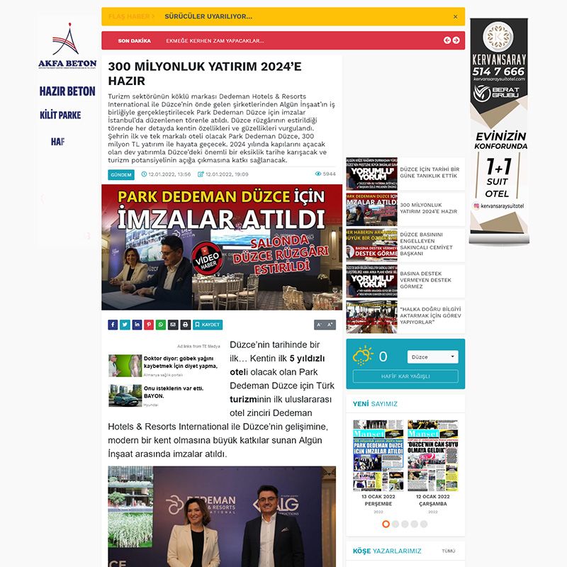  300 MİLYONLUK YATIRIM 2024’E HAZIR 