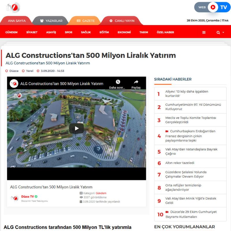 Düzce’ye Mega Proje 