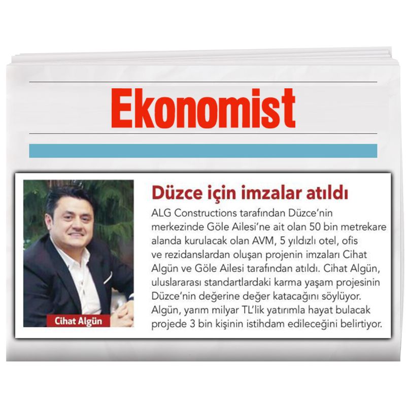 DÜZCE İÇİN İMZALAR ATILDI 