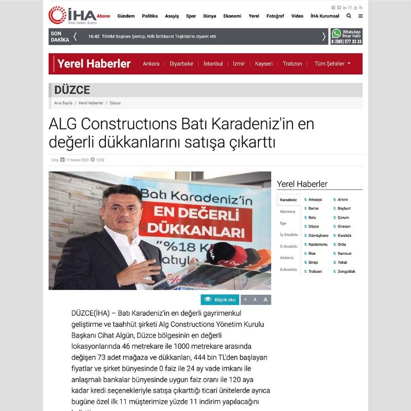 Batı Karadeniz'in en değerli dükkanlarını satışa çıkarttı