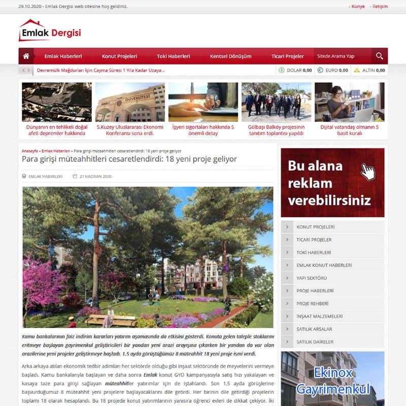 PARA GİRİŞİ MÜTEAHHİTLERİ CESARETLENDİRDİ: 18 YENİ PROJE GELİYOR 