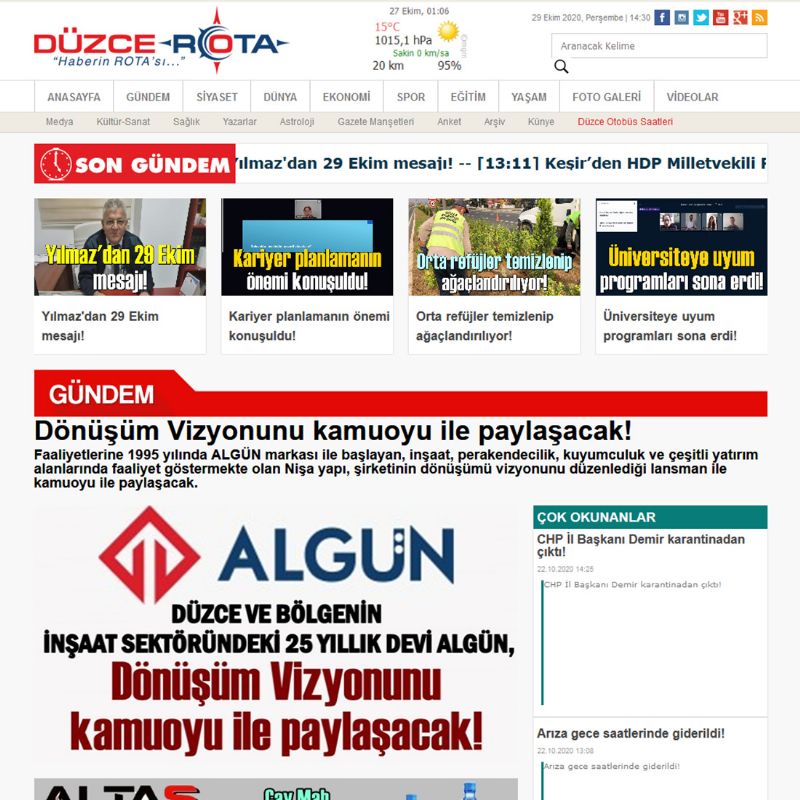 Yine Bir İlk Yine Algün 