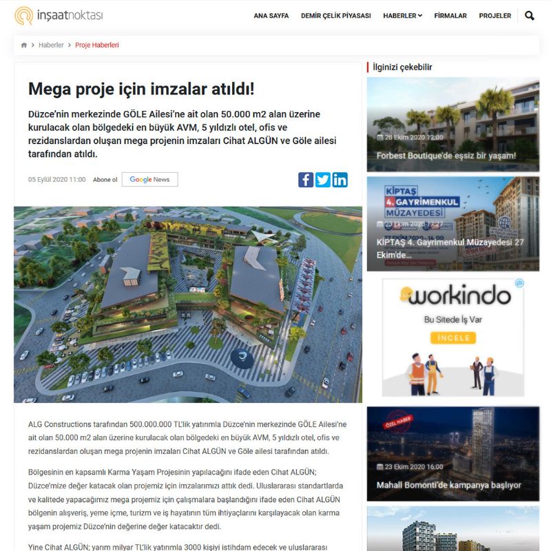 Mega proje için imzalar atıldı!