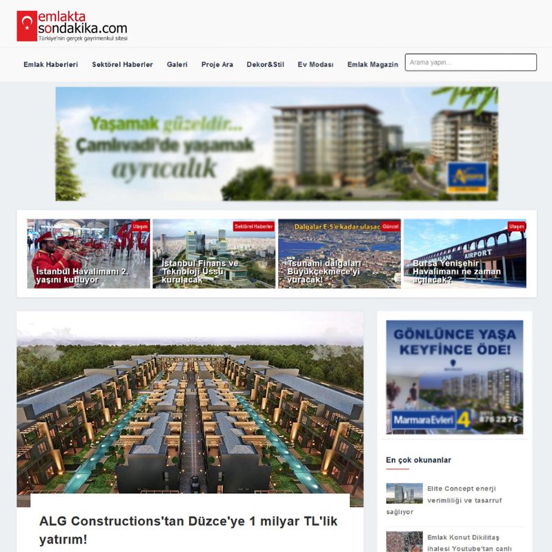 ALG Constructions'tan Düzce'ye 1 milyar TL'lik yatırım! 