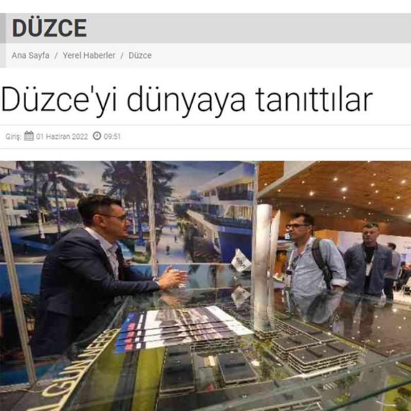 Düzce'yi dünyaya tanıttılar